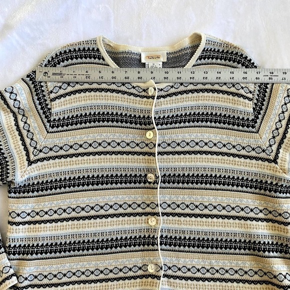 Talbots | Vintage Geo Pattern Cardigan Knitted Sweater | Size: Medium - Picture 6 of 8